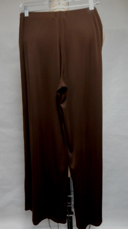 Pantalones Carilyn Vaile Marrón Tejido Pierna Ancha Talla M Entrepierna 30.5 Lagenlook Foto 4 de 4