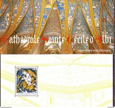 France #YTBS37 MNH S/S Sealed 2009 Angel Cecilia Cathedral Albi [3597]