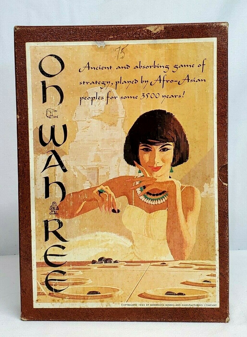 Vintage 1962 3M Bookshelf OH WAH REE Board Game 100 COMPLETE w