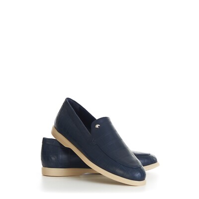 STEFANO RICCI 4900$ Crocodile Leather Loafers - Eagle Head Decoration