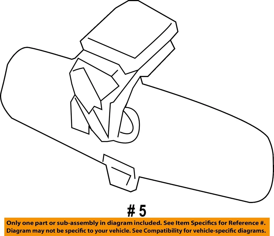 Espejo retrovisor interior delantero central usado se adapta a: Nissan Cube 2011 centro delantero Foto 4 de 4