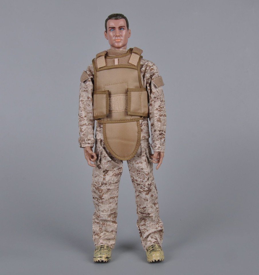 1/6 Scale Military Figure Soldier Model Set Head Body Clothes Weapon 12 ...