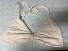 NEW pink strappy L SPACE swimsuit bikini top size XS