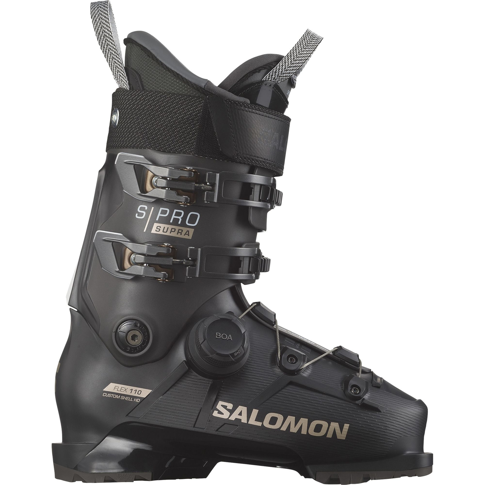 Salomon S Pro Supra BOA 110 Scarponi da Sci All Mountain Uomo Nero Beluga Titanio
