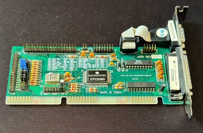 INV077, DTC Data Technology Corp, DTC2280 Vintage, IDE HD FD Ser Spiel ISA