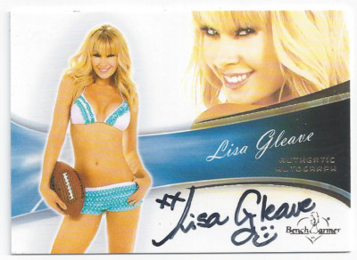 Benchwarmer 2013 Authentic Autograph Lisa Gleave #34 | eBay