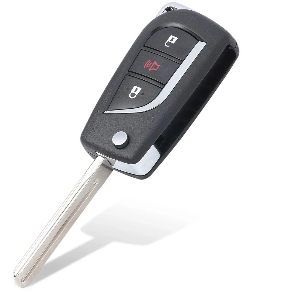 Llave abatible mejorada para Lexus GX470 2002-2008 HYQ1512V 4D68Chip mando a distancia para coche llavero Foto 3 de 4