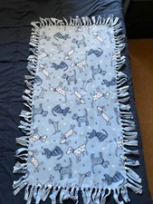 Fleece Blanket Dog Theme for Baby or Dog or Cat
