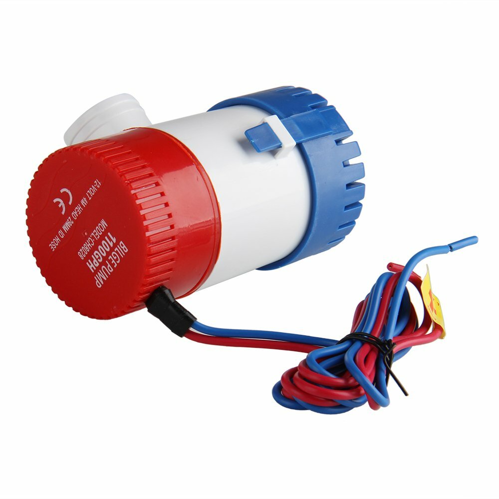 1100GPH Marine Submersible Bilge Water Pump w/ Float Switch For Boat Yacht NEW