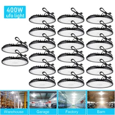 20Pack 400W UFO Led High Bay Light Factory Warehouse Industrial Commercial Light