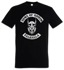 Sons Of Odhin T-Shirt Club MC Motorrad Biker Rocker Fun Valhalla Odin Valhall