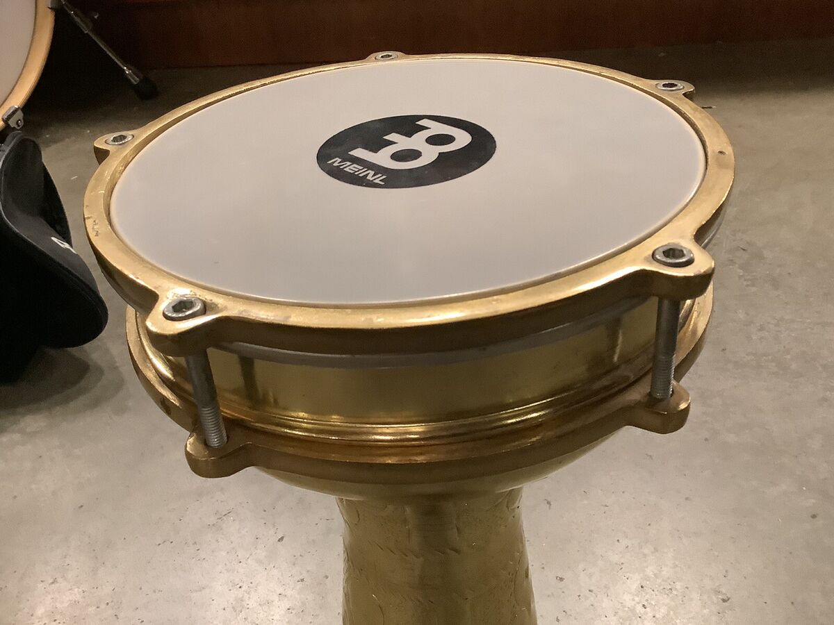 MEINL Doumbek COPPER Darbuka BRASS-PLATED Hand Hammered 7 7 MEINL Doumbek COPPER Darbuka BRASS-PLATED Hand Hammered 7 7