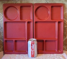 DON'T LIKE YOUR FOODS TOUCHING? THESE CAMBRO TRAYS ARE FOR YOU! 14 3/4
