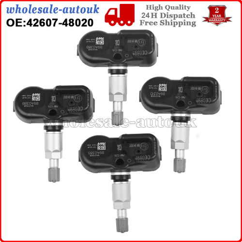4PCS Tire Pressure Monitor Sensor TPMS for Lexus LC RX Hybrid XLE 42607-48020 - Picture 2 of 12