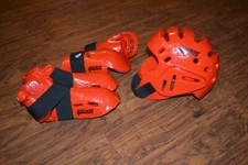 B5- Lightning by Proforce Red Head Gear, Gloves & Shoes (Men's)