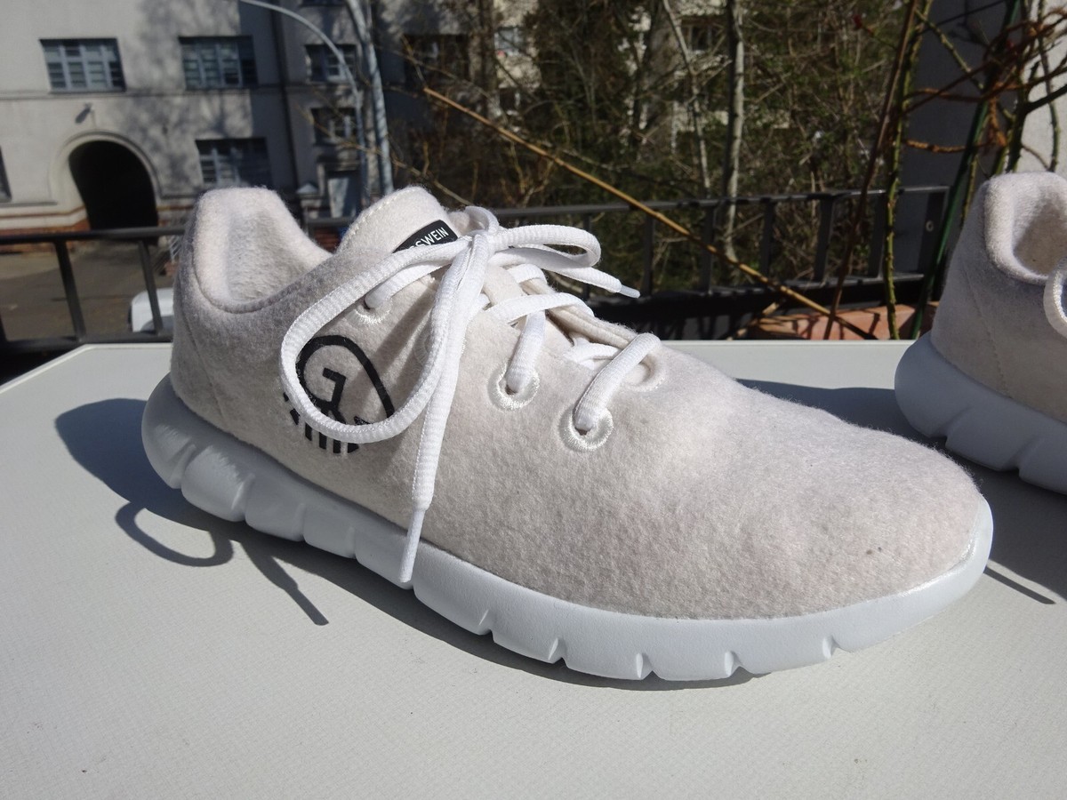 GIESSWEIN MERINO RUNNERS WOMEN Schuhe Filzwolle Wolle Creme