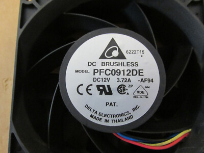 DELTA ELECTRONICS PFC0912DE SERVER COLLING FAN DC12V 3.72A -AF94