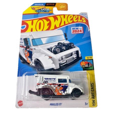 HOT WHEELS 2024 MAILED IT! WHITE 164/250 HTD91 LET'S RACE NETFLIX SHOW