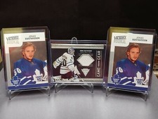 09-10 Upper Deck Victory #334 Jonas Gustavsson RC & 11-12 Panini Titanium Jersey