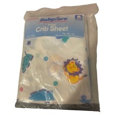 Vintage Babycare Yellow Crib Sheet 100 Cotton 28" x 52" Mattress USA