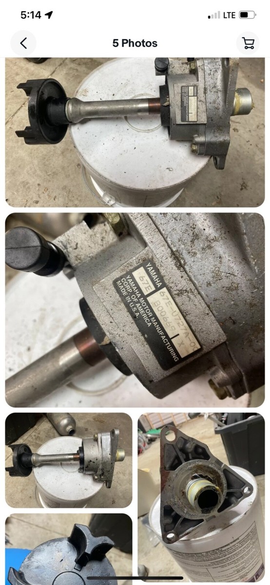 99 Yamaha XL700 XL 700 drive shaft mid shaft coupler 67E-U727A-00