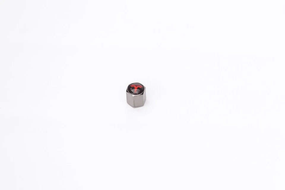 Tampas de válvula de ar Tesla Model S X Y 3 tampas de válvula de ar pneu pressão de ar latão - Imagem 2 de 4