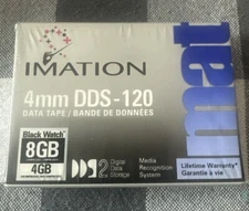 Imation 4MM DDS-120, DDS2, 120m Length, 4GB 8GB Compressed (1-Pack) Rare New!
