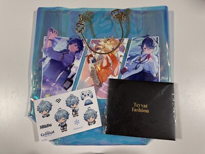 SDCC 2024 Genshin Impact Teyvat Fashion Hoyofair Bag Pop-up Card, & Sticker
