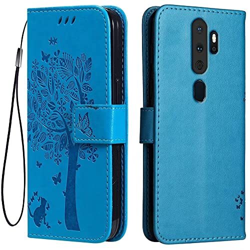 Topme Custodia in Pelle per OPPO A9 2020 / OPPO A5 2020 (6.5" Inches), [ (t4n)