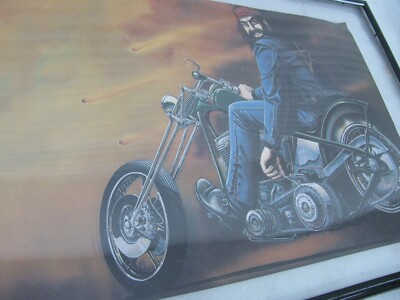 David Mann Poster Harley Davidson Chopper Easy Rider Knucklehead