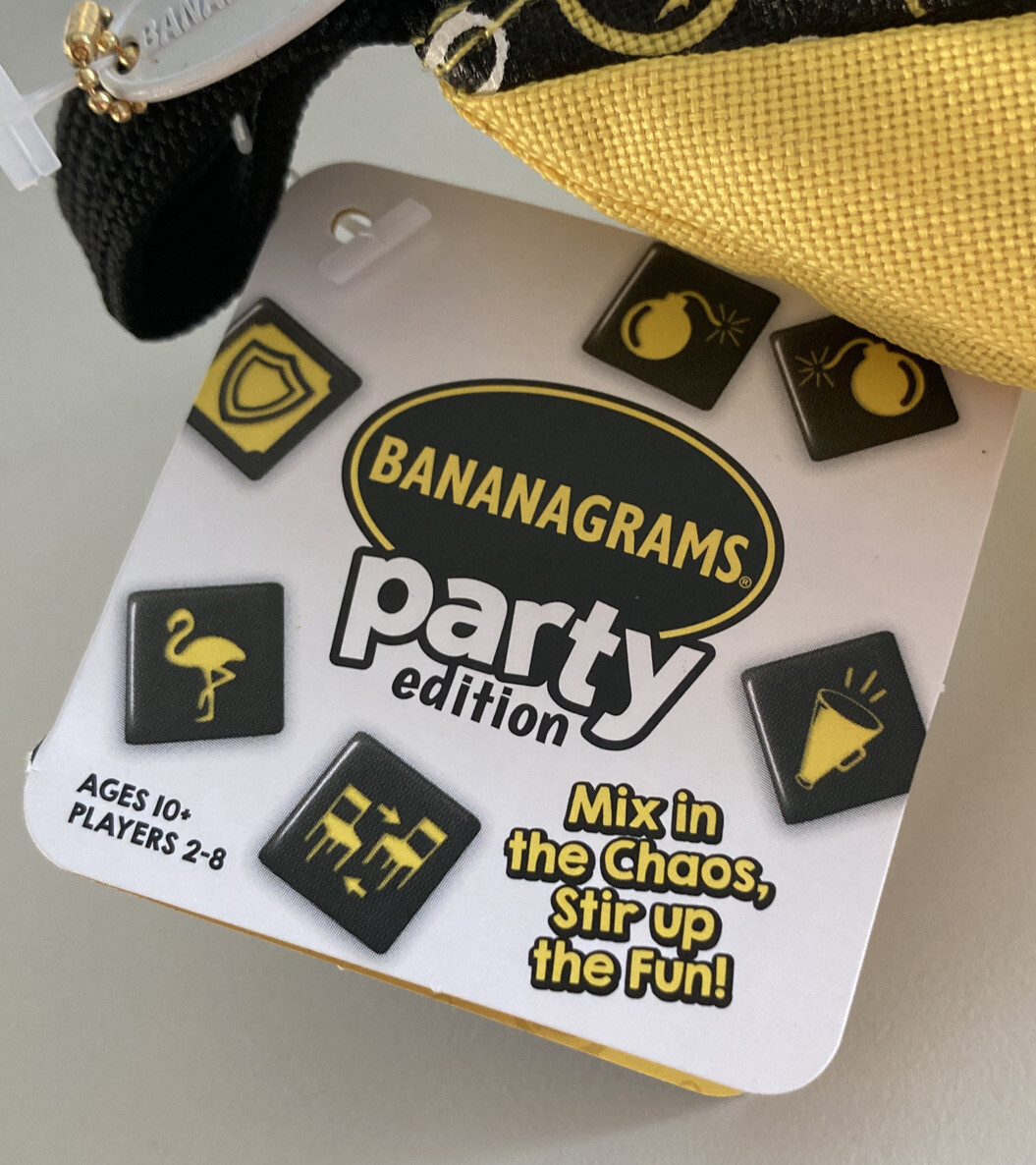 Bananagrams Crossword Family Fun Game Bananagram Word Play Banana Party
