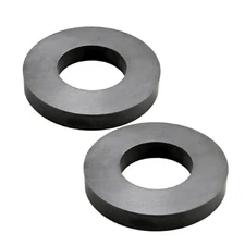 Ferrite Magnet Ring OD80 x ID40 x 10mm Large Grade C8 Ceramic Magnets 3" Heavy D
