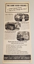 1952 Print Ad Bituminous Coal Institute Coal Truck Delivery Washington,DC