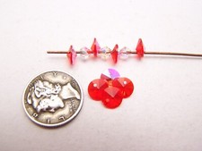 Hyacinth AB 6mm Vintage Swarovski 6200 Rivoli's Pendants