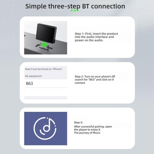 30 Pin Bluetooth Music Receiver Adapter 5.4 Audio Receiver New Speaker S9 Z C6L2 - Photo 9/11