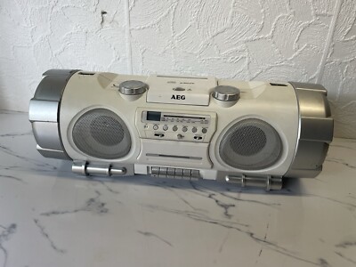AEG SRR 4317 CD-MP3 - Radio Recorder - Boombox - Ghettoblaster Ungeprüft
