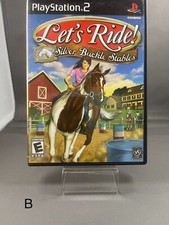 Playstation 2 PS2 Game Lets Ride Silver Buckle Stables CIB Complete In Box