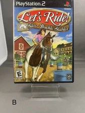 Playstation 2 PS2 Game Lets Ride Silver Buckle Stables CIB Complete In Box 