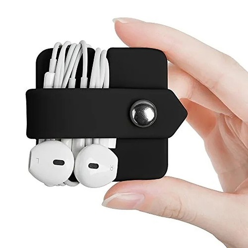 Data Cable Organizer Earbuds Holder Earphone Wrap Headset Headphone Winder - Afbeelding 4 van 14