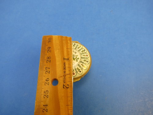 Halcyon Days Enamel Floral Trinket Box THANK YOU Message England - Picture 6 of 8