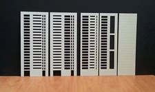 High Rise BUILDING FACADES,HO1/87 Scale,Architectural Model Kit,Habitation Tower