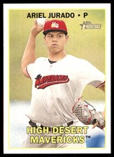Ariel Jurado 2016 Topps Heritage M/L #149 High Desert Mavericks MLB READ