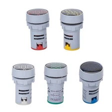 Practical Round Voltmeter Gauge Electrical AC50-500V Digital Display Voltmeter