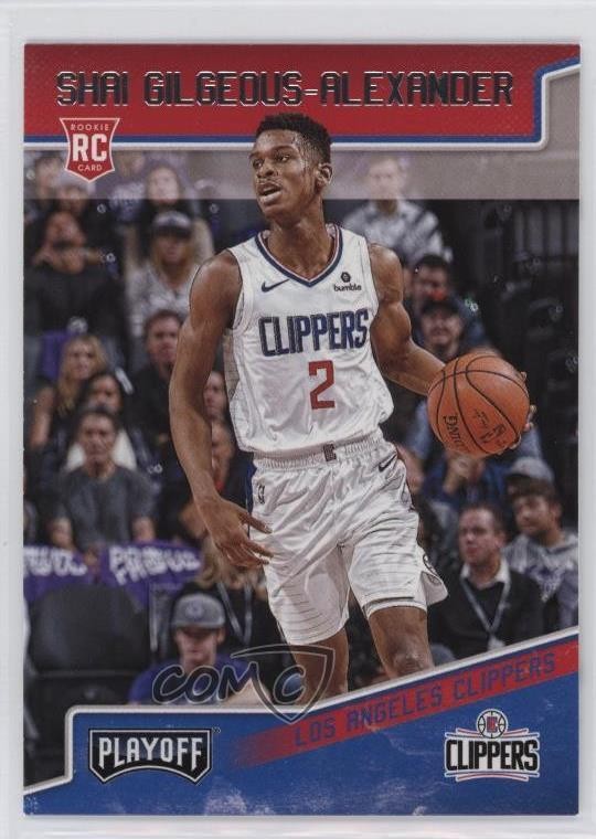 2018-19 Panini Chronicles Playoff Shai Gilgeous-Alexander #195 oh4