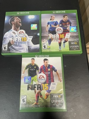 Xbox One FIFA Bundle - FIFA 15, 16, & 18. Soccer/football