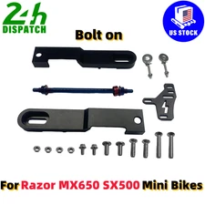 3"-4" For Razor MX650 Bolt on Swing Arm Extension Kit Aluminum SX500 Mini Bikes