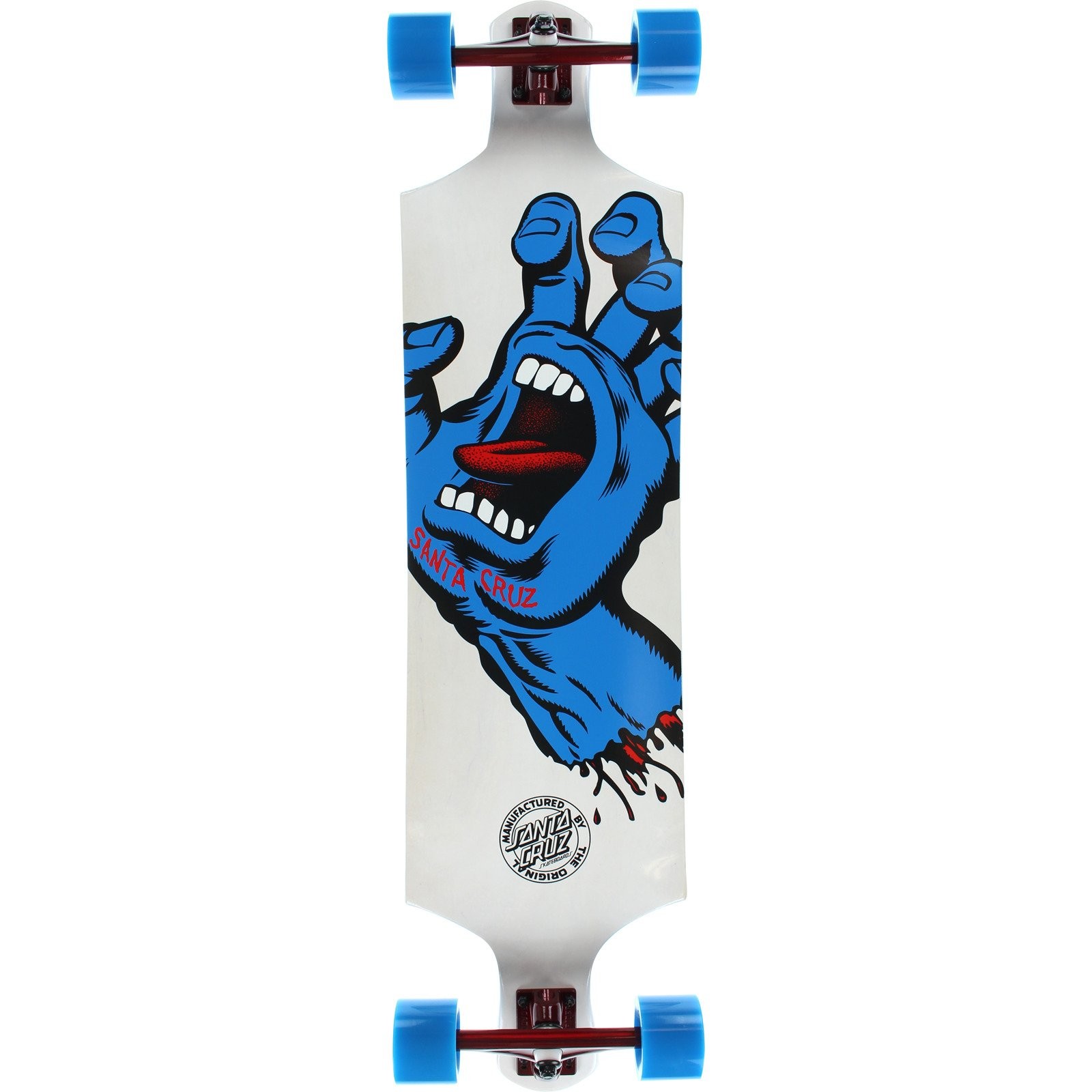 - Screaming Hand White, 10" X 40"