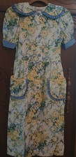 Vintage 1990 Storybook Heirlooms Floral Pocket Dress Size 14