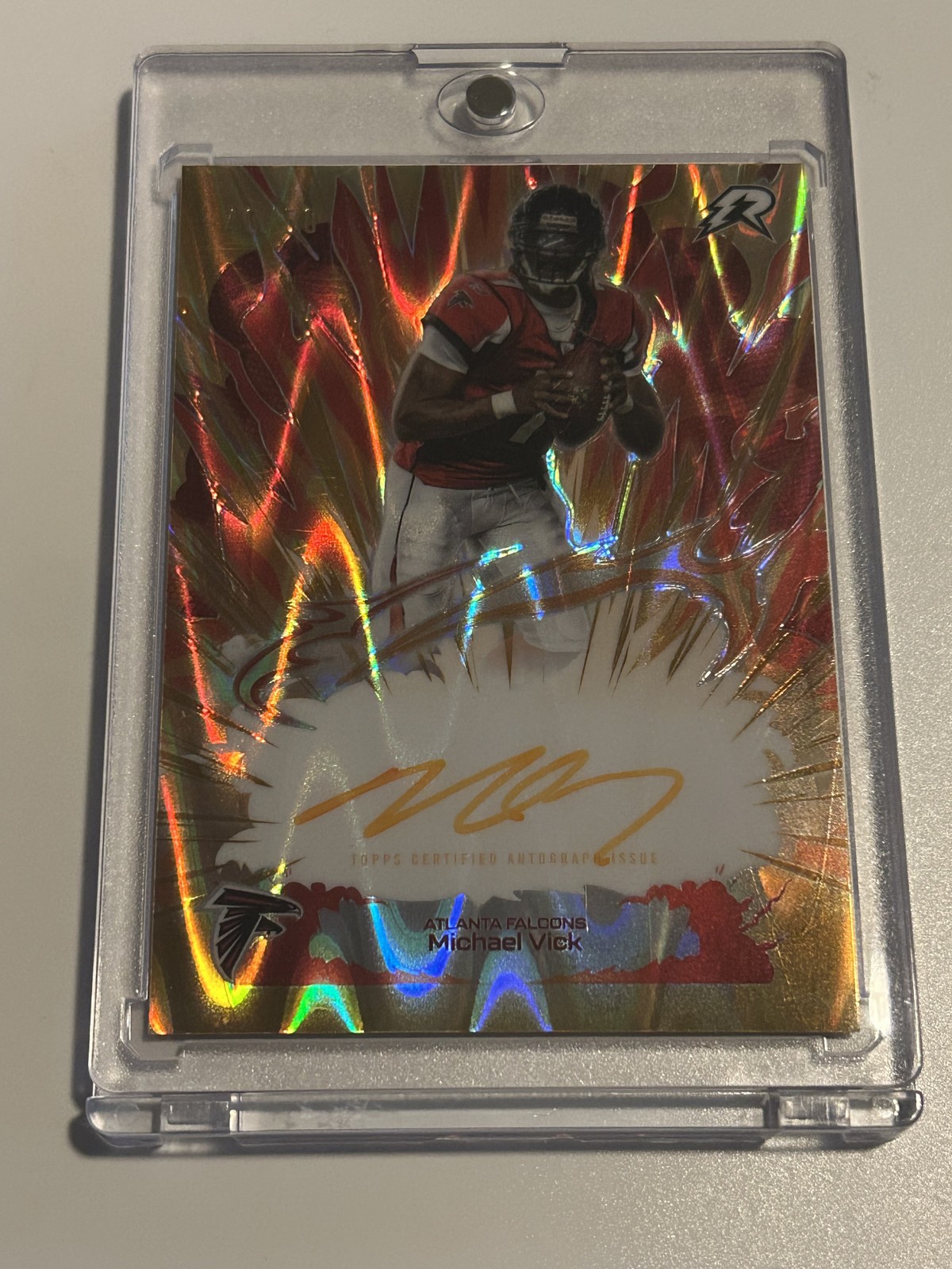 2025 Topps Resurgence Michael Vick #AFA-MV Arc Flash Auto /50 Falcons