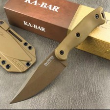 BK18 Becker Harpoon Style Fixed Blade Knife (BROWN) Sheath*New* Free ship